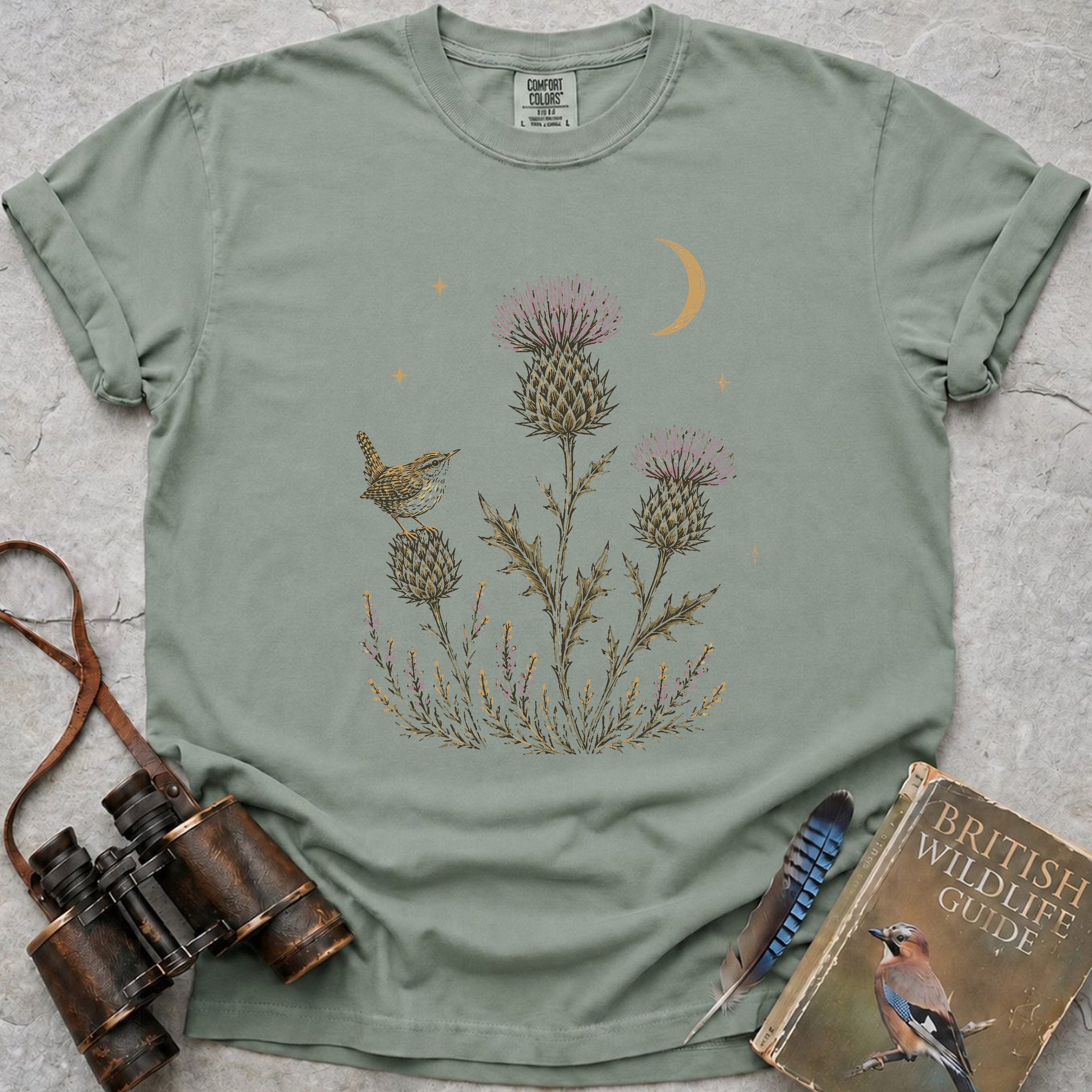 scotish-thistles-wren — bay
