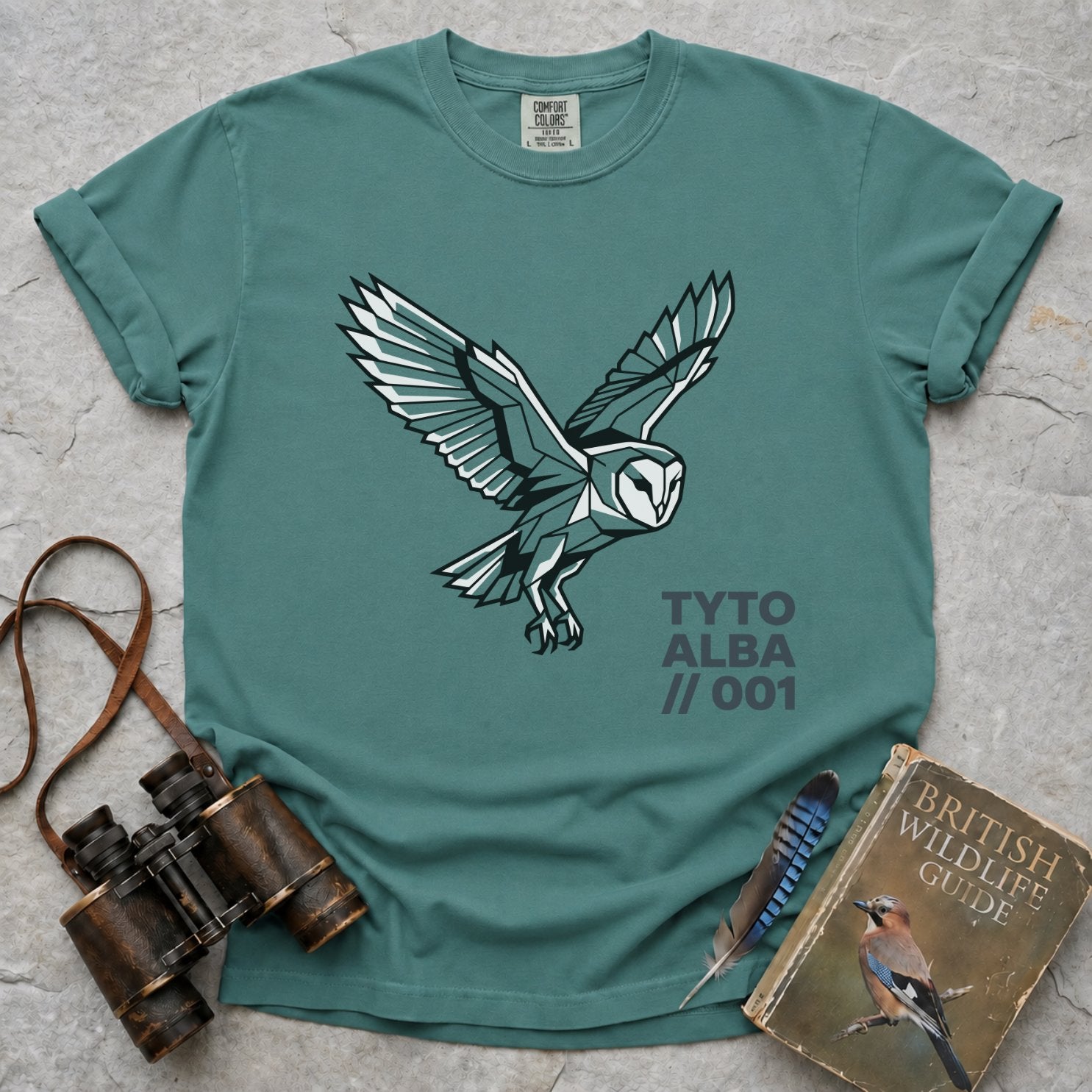 Geometric Barn Owl T-Shirt