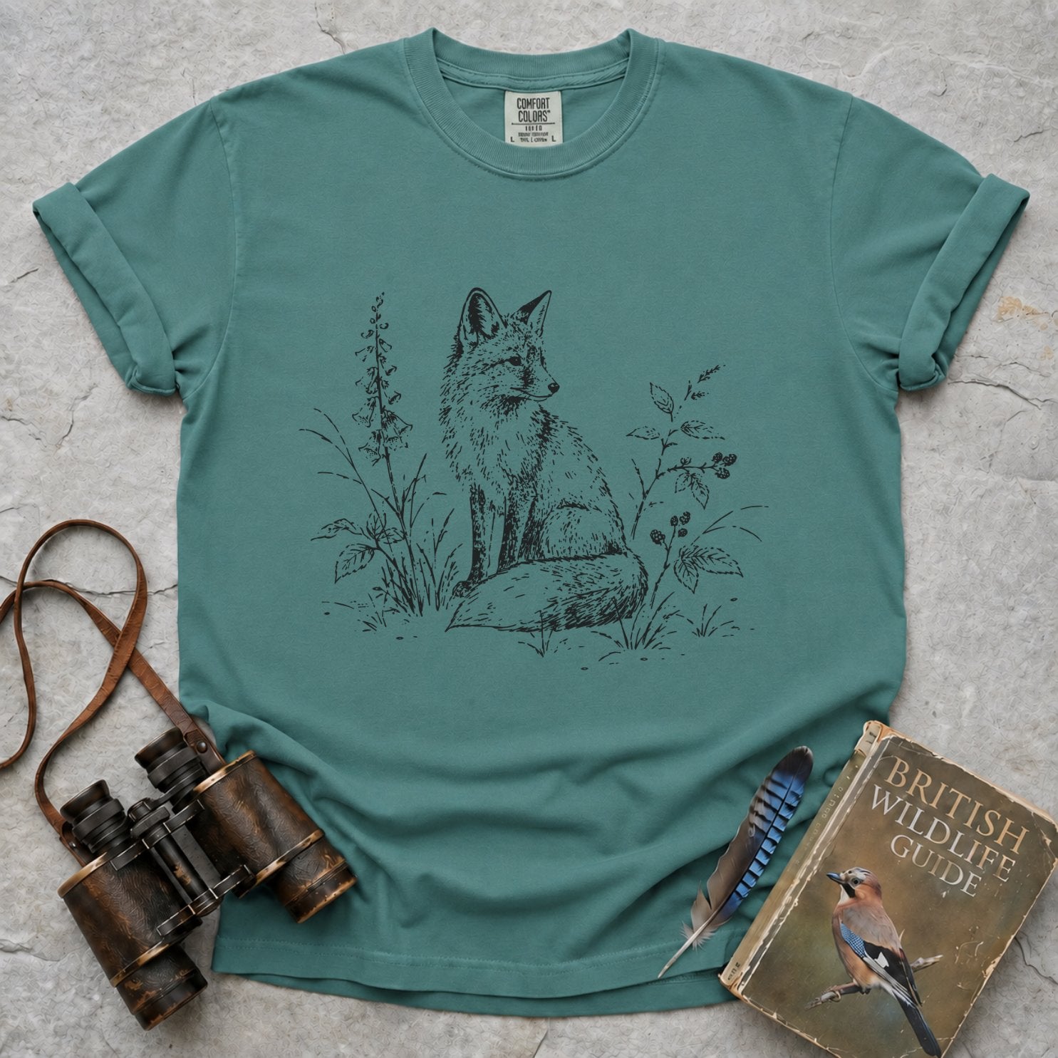 Delicate Woodland Fox T-Shirt