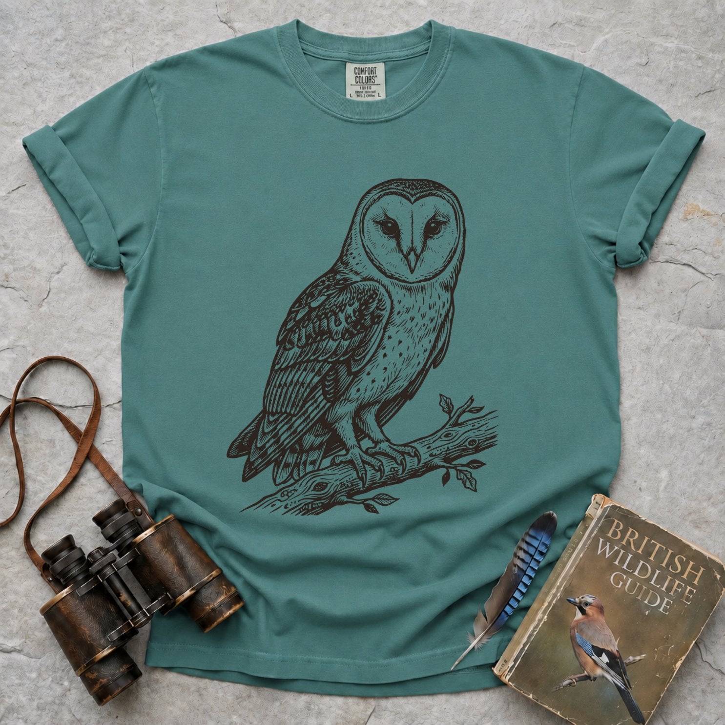 Watchful Barn Owl T-Shirt