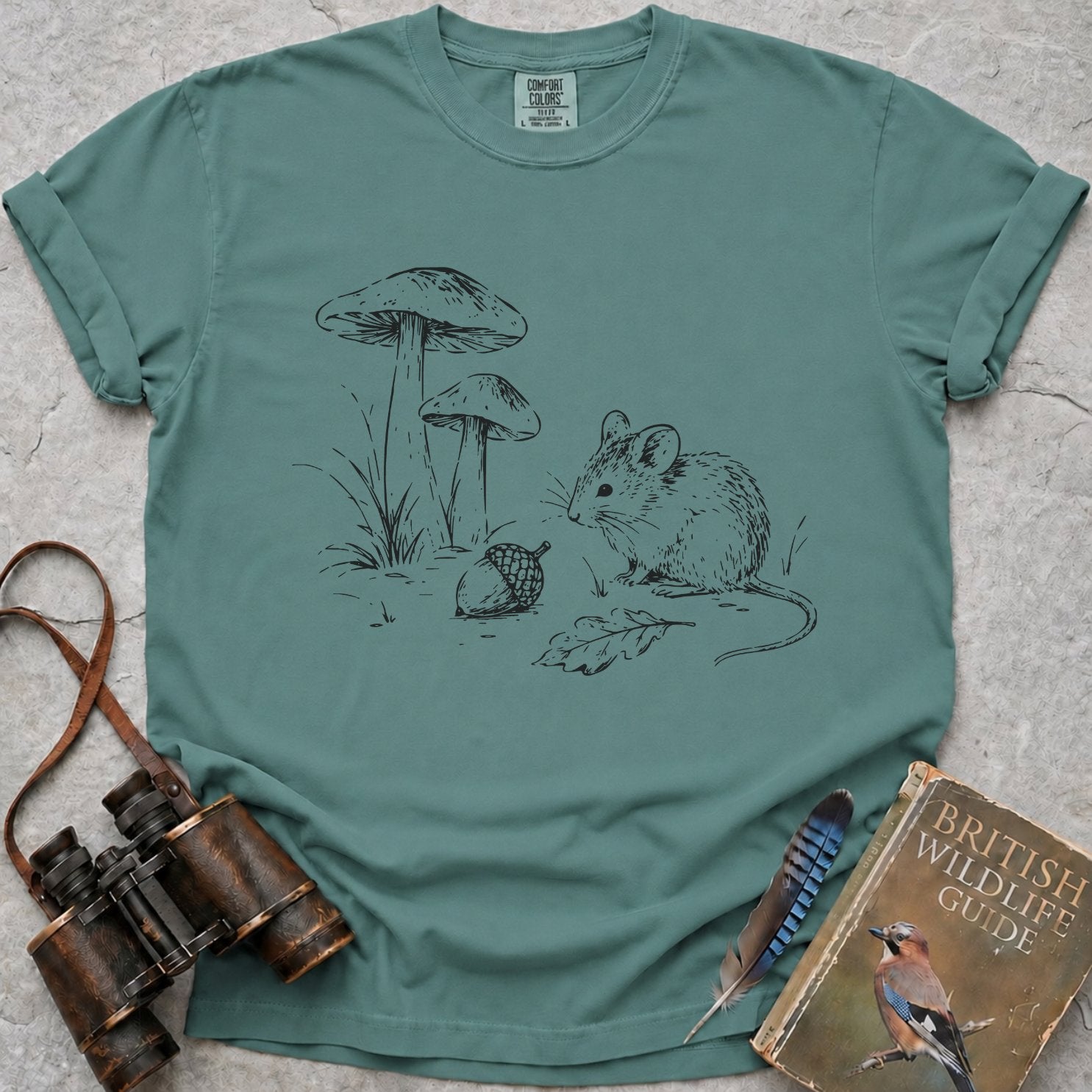 Delicate Woodland Mouse T-Shirt