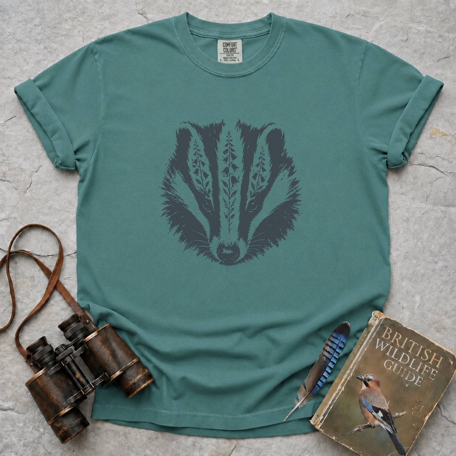 Bluebell Badger T-Shirt