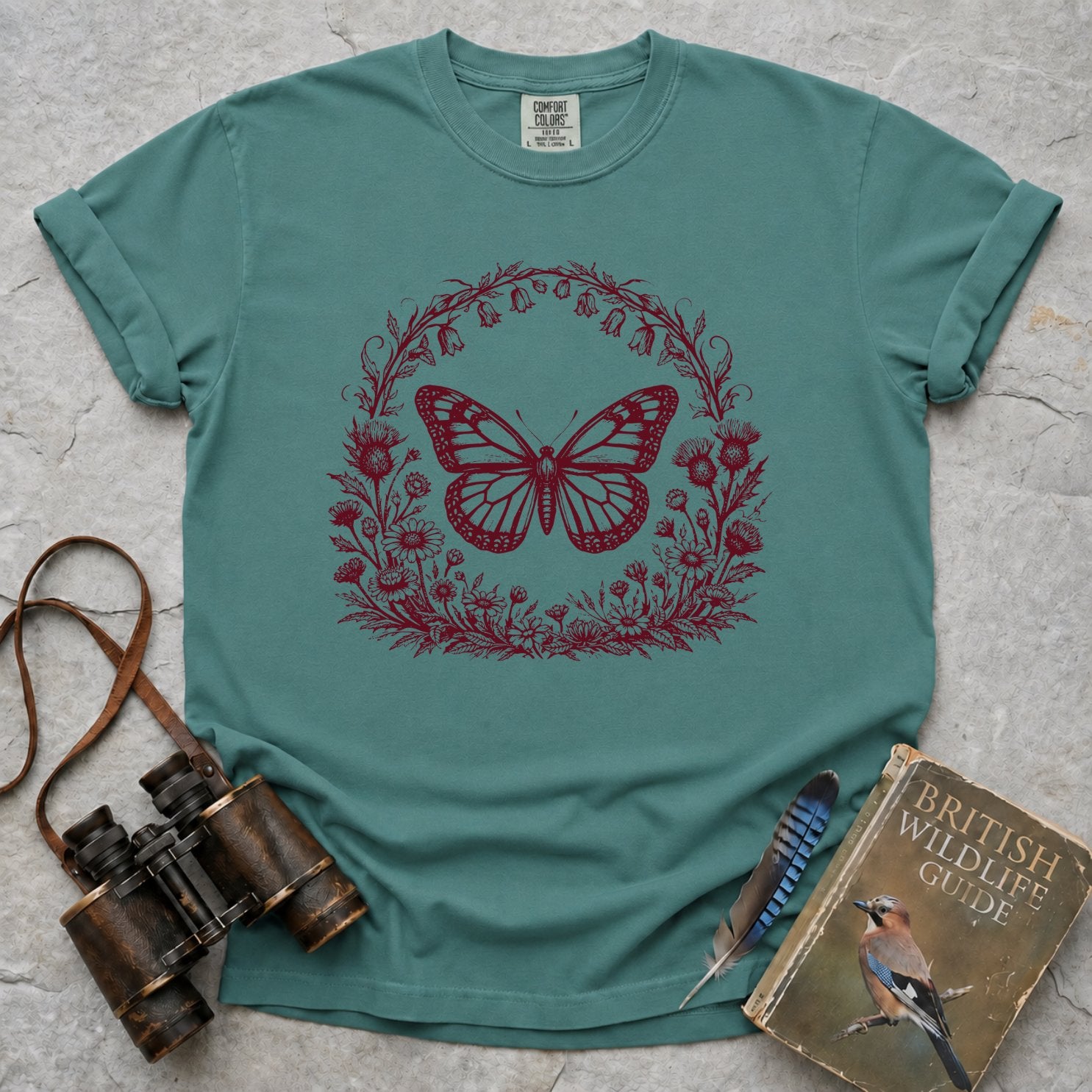 Vintage Woodland Butterfly T-Shirt