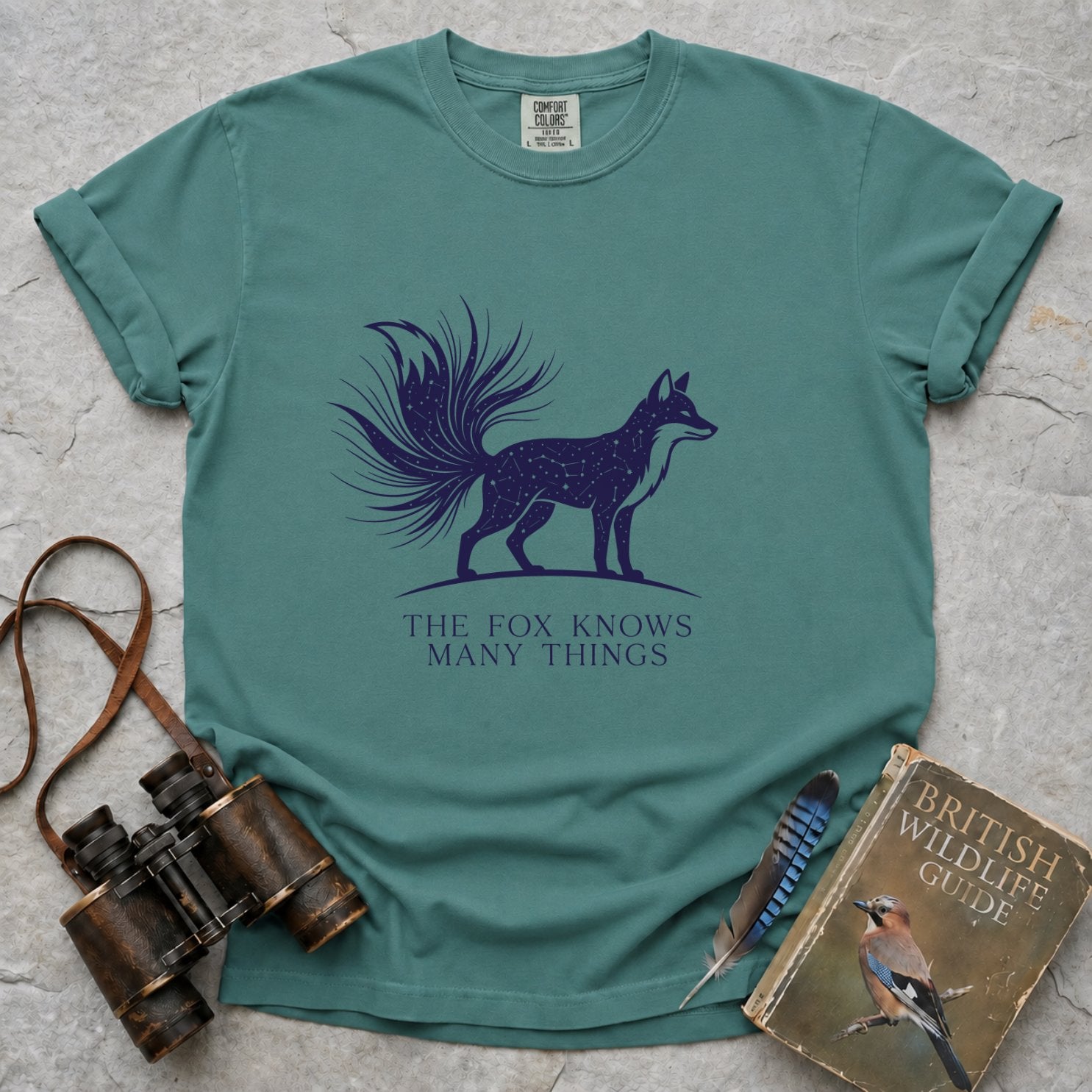 The Fox Knows Many Things Celestial T-Shirt