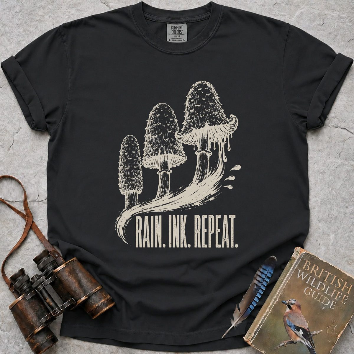 shaggy-ink-cap-rain-ink-repeat — black