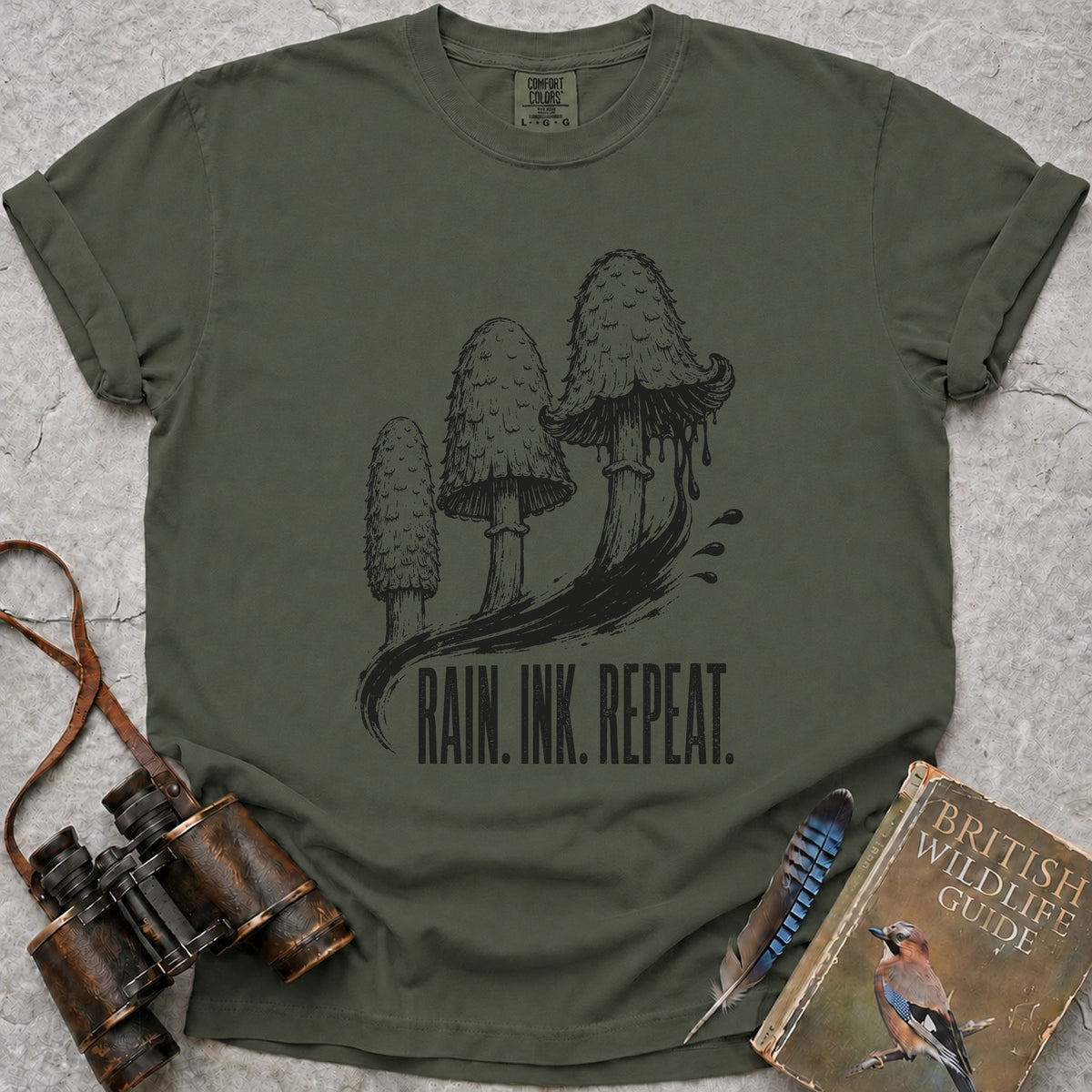 shaggy-ink-cap-rain-ink-repeat — moss