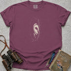 Silent Barn Owl T-Shirt — berry