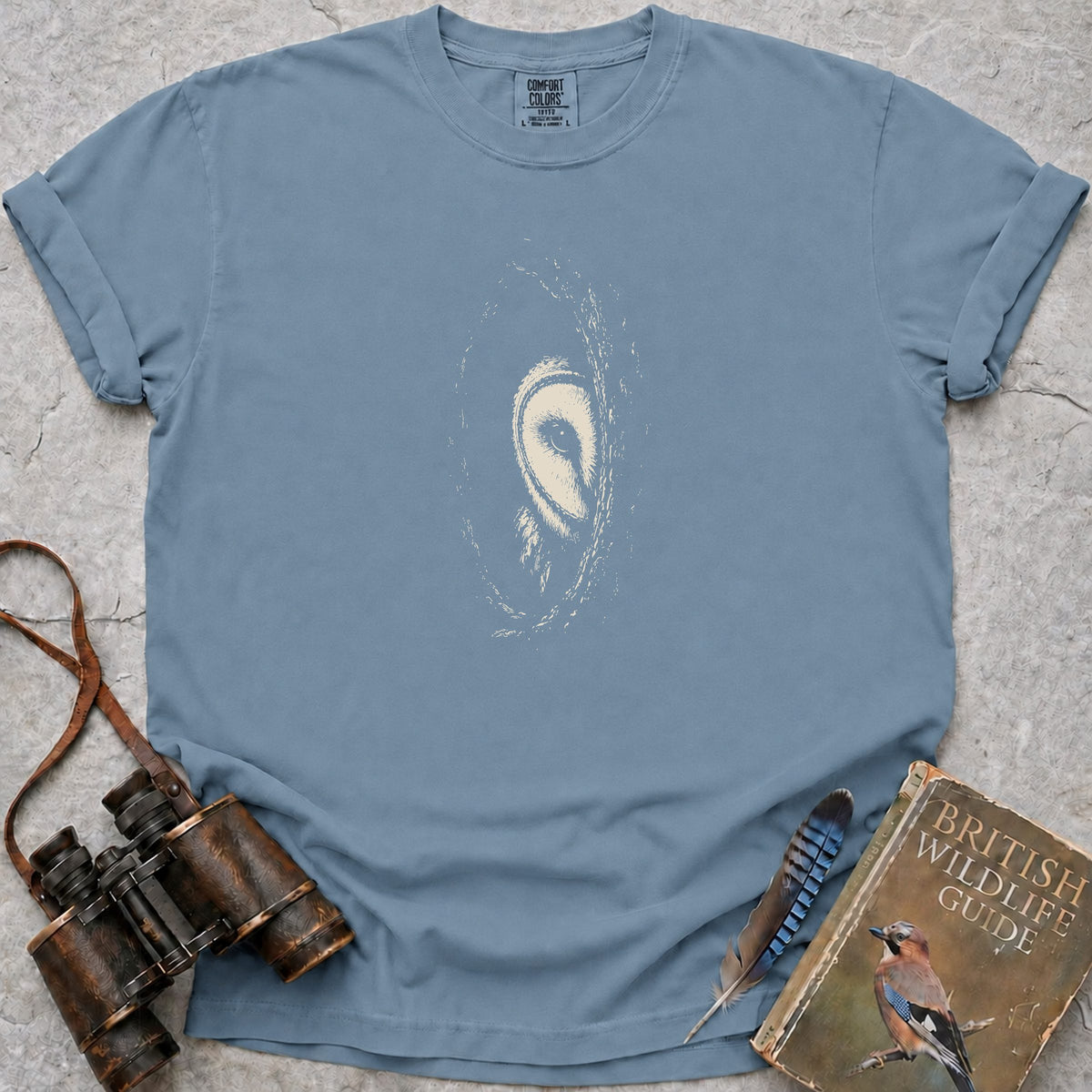 silent-barn-owl — ice blue