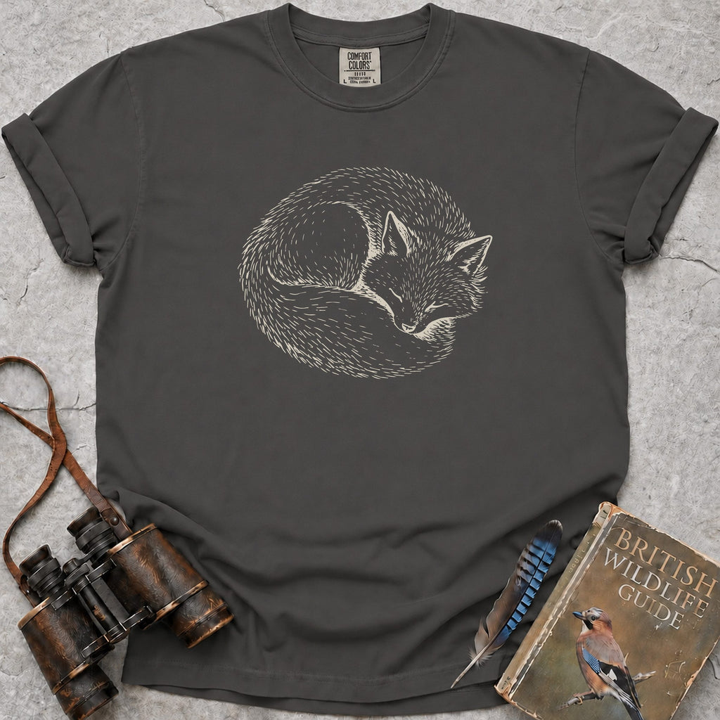 Sleeping Fox T-Shirt — pepper