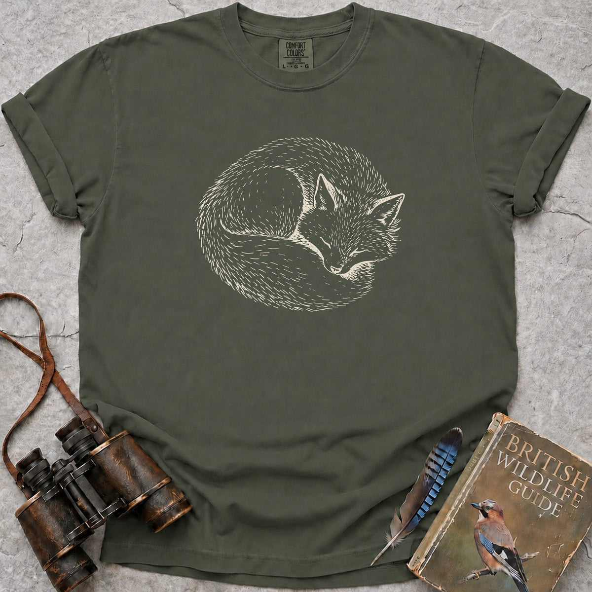 sleeping-fox — moss