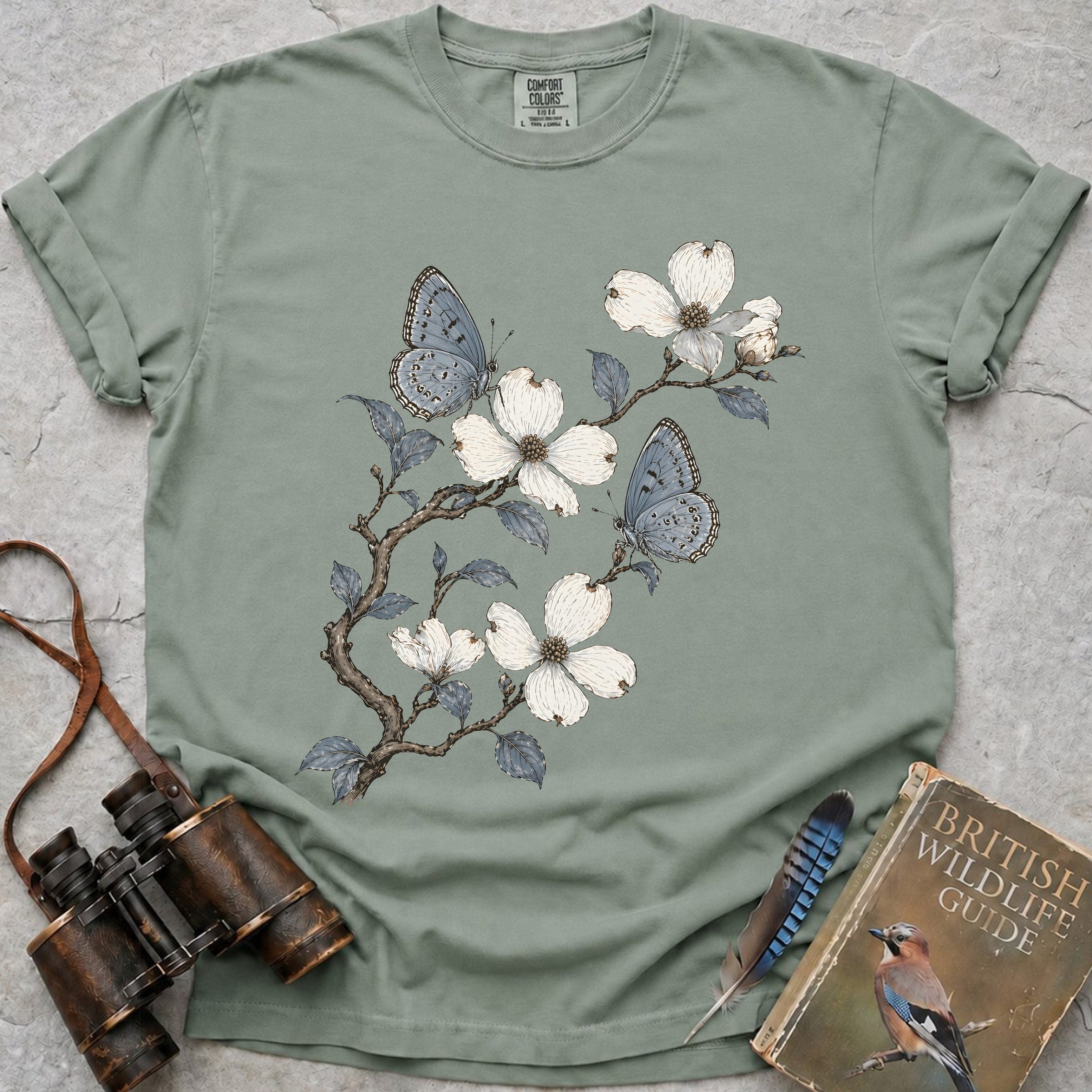 Small Blues Blossom T-Shirt — bay