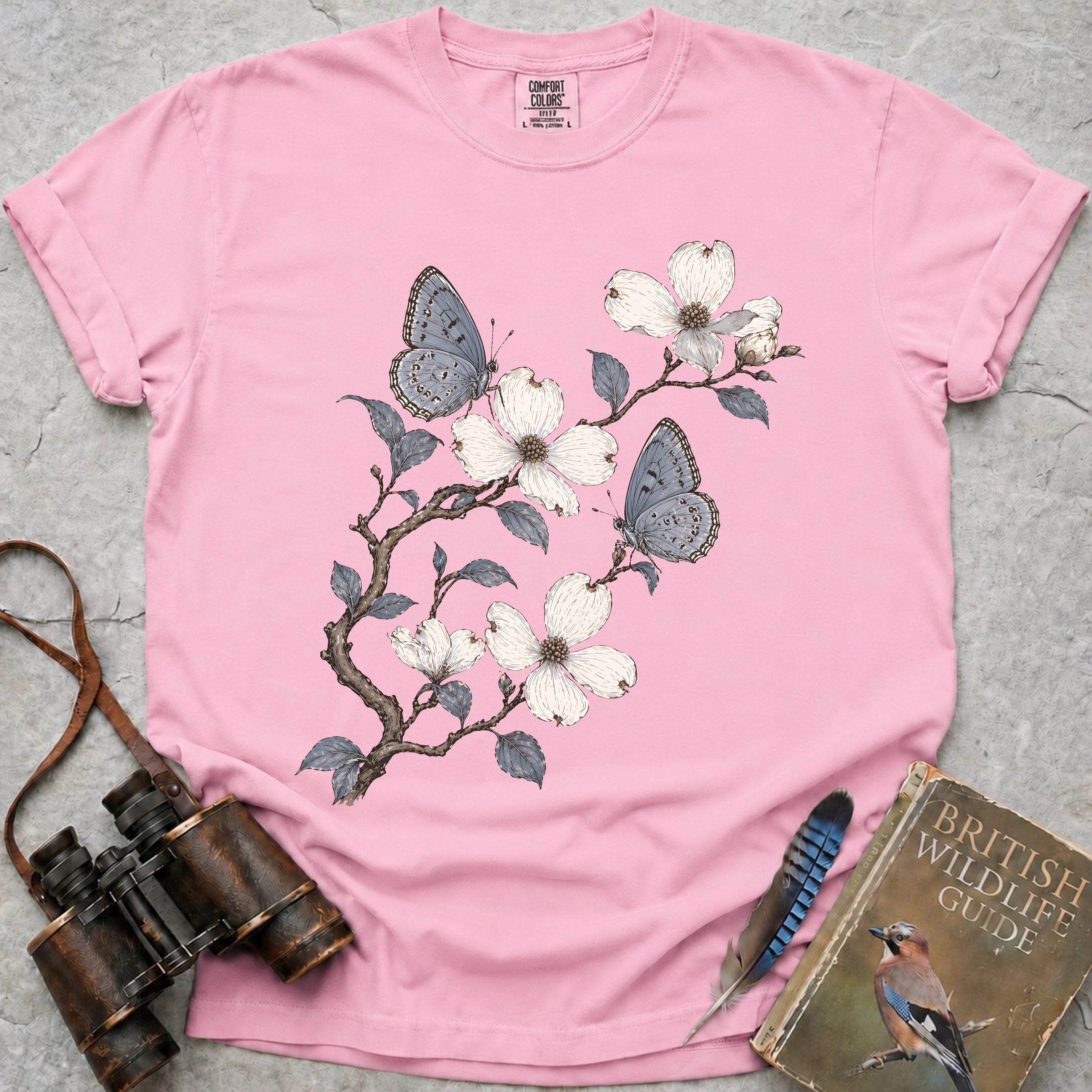 Small Blues Blossom T-Shirt — blossom