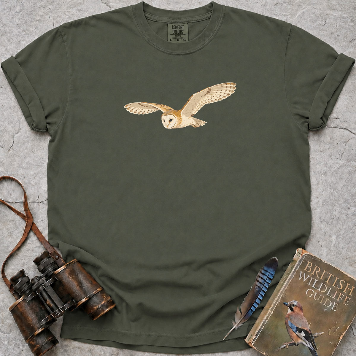 soaring-barn-owl — moss