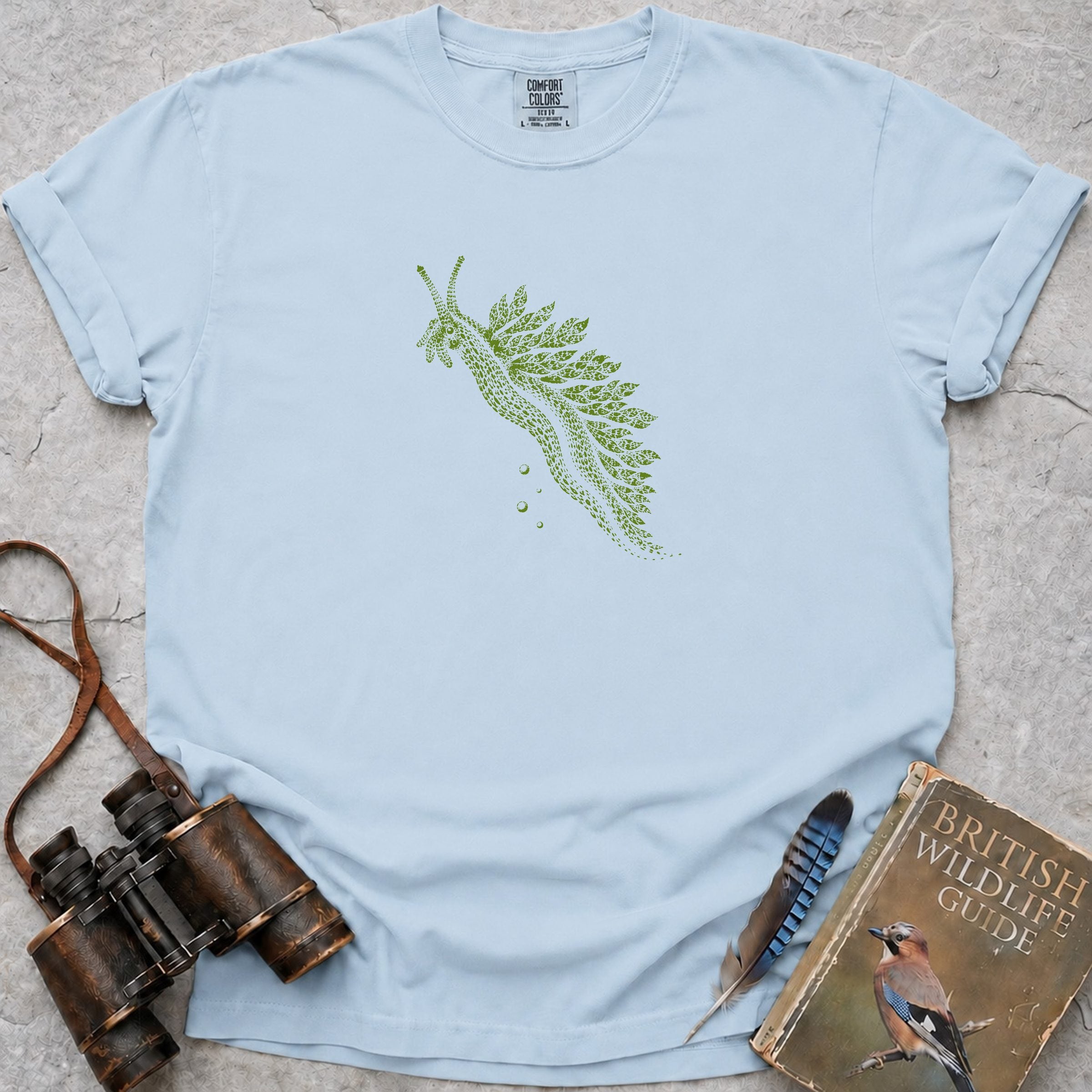 Solar Powered Sea Slug T-Shirt — chambray