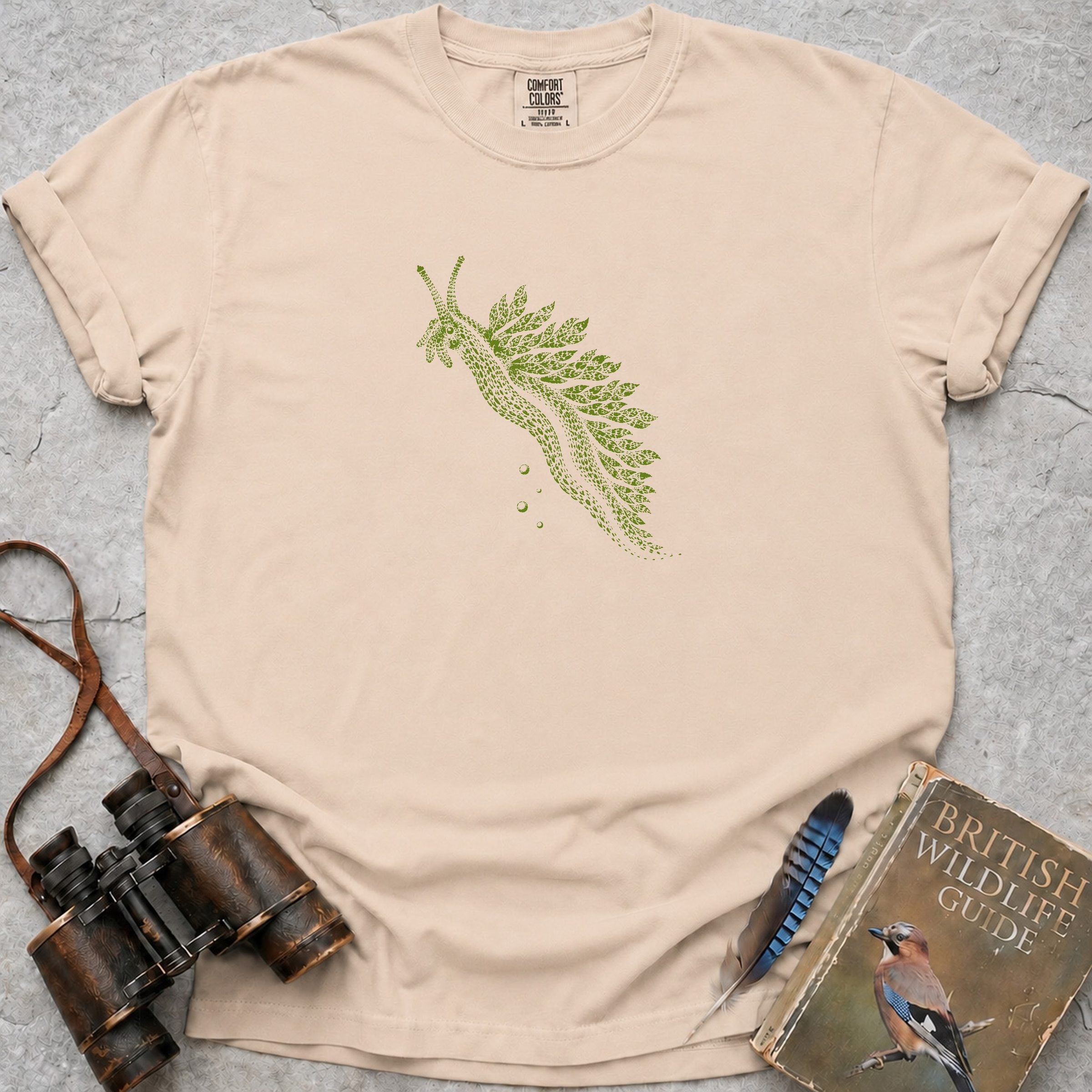 Solar Powered Sea Slug T-Shirt — ivory
