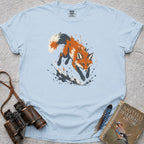 Splashing Fox T-Shirt — chambray