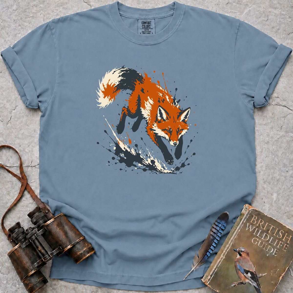 splashing-fox — ice blue