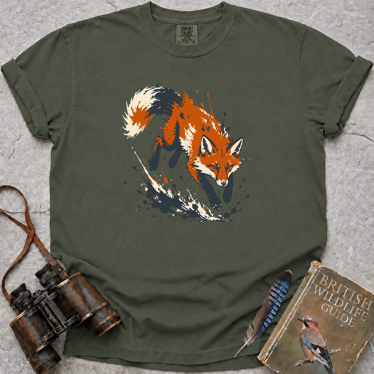 splashing-fox — moss