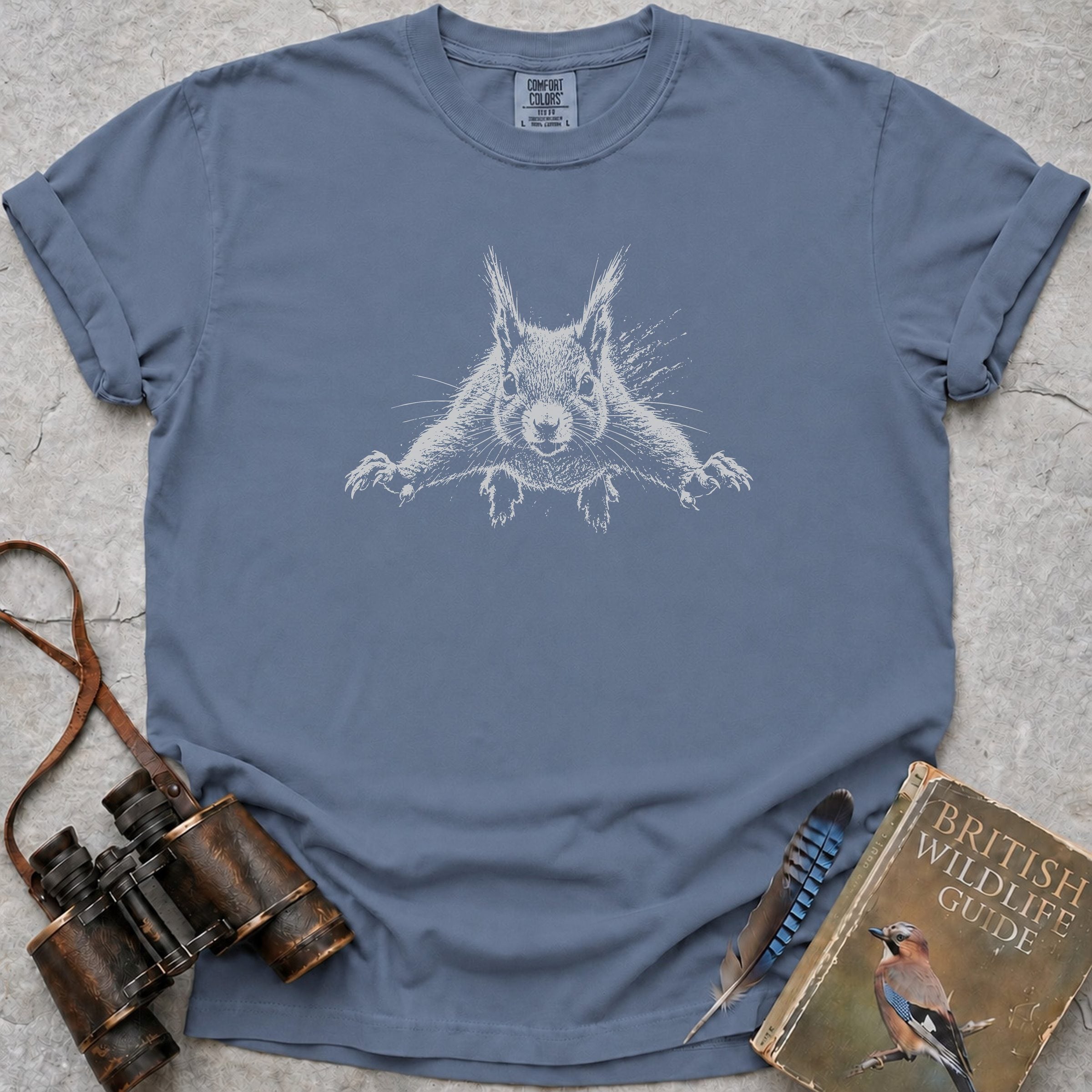 Squirrel Leap T-Shirt — blue jean