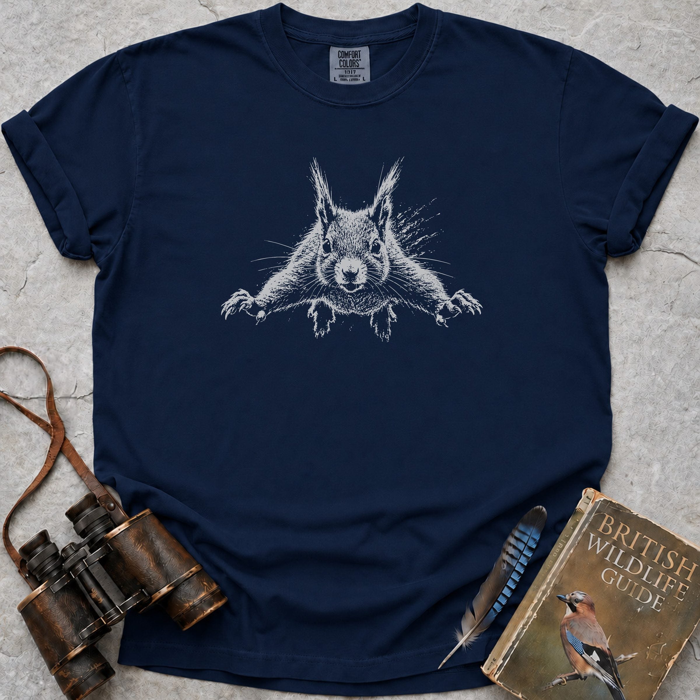 Squirrel Leap T-Shirt — true navy