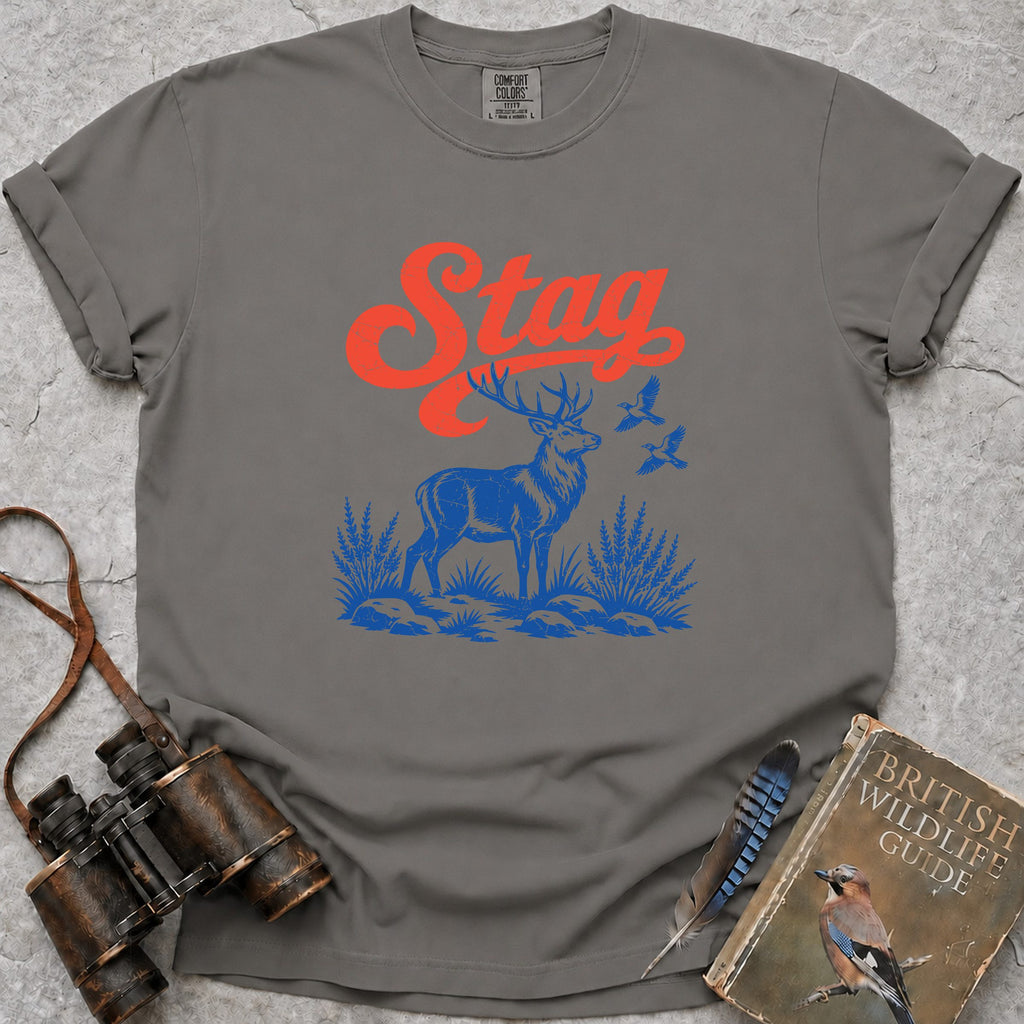 Stag T-Shirt — grey