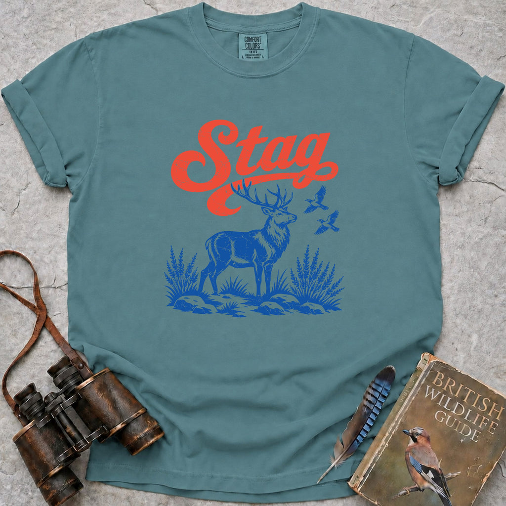 Stag T-Shirt — seafoam
