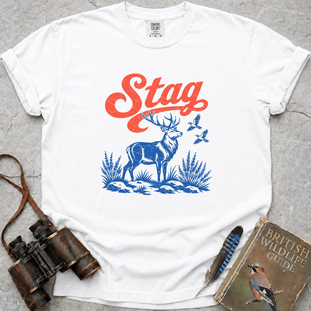 Stag T-Shirt — white