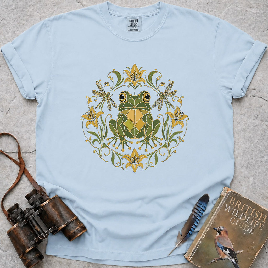 stained-glass-frog — chambray