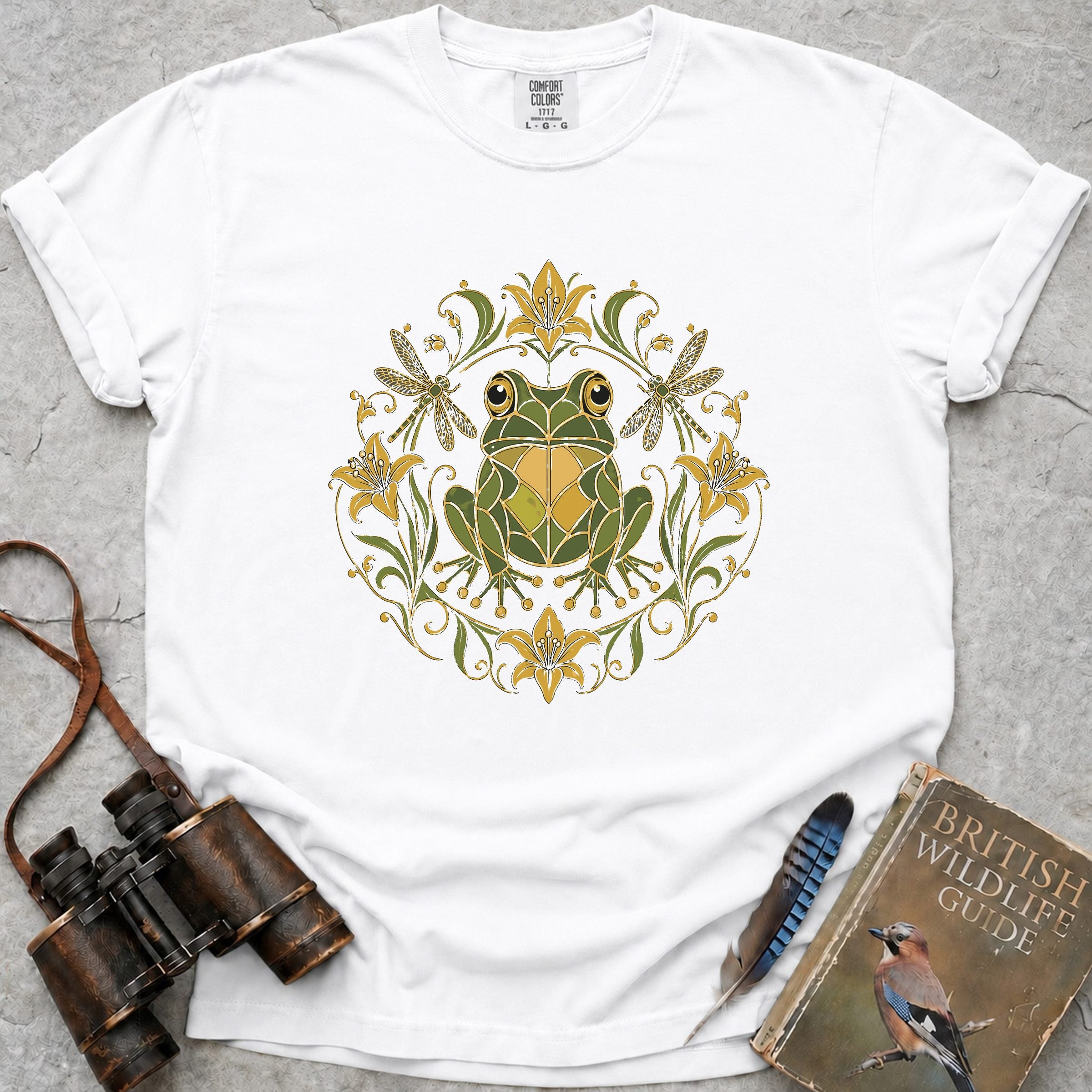 stained-glass-frog — white