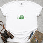 Starry Green Toad T-Shirt — white
