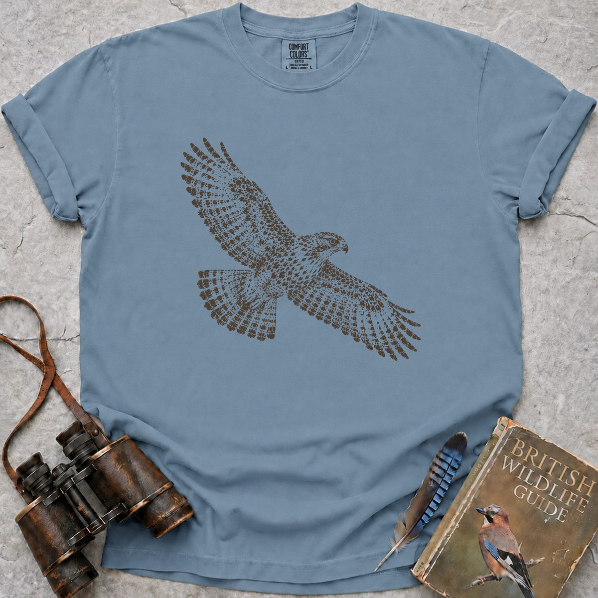 stippled-hawk-in-flight-upscayl-4x-upscayl-standard-4x — ice blue