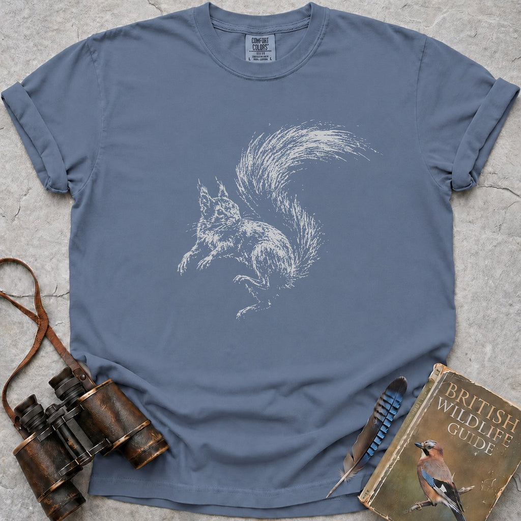 Surprised Squirrel T-Shirt — blue jean
