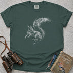 Surprised Squirrel T-Shirt — blue spruce