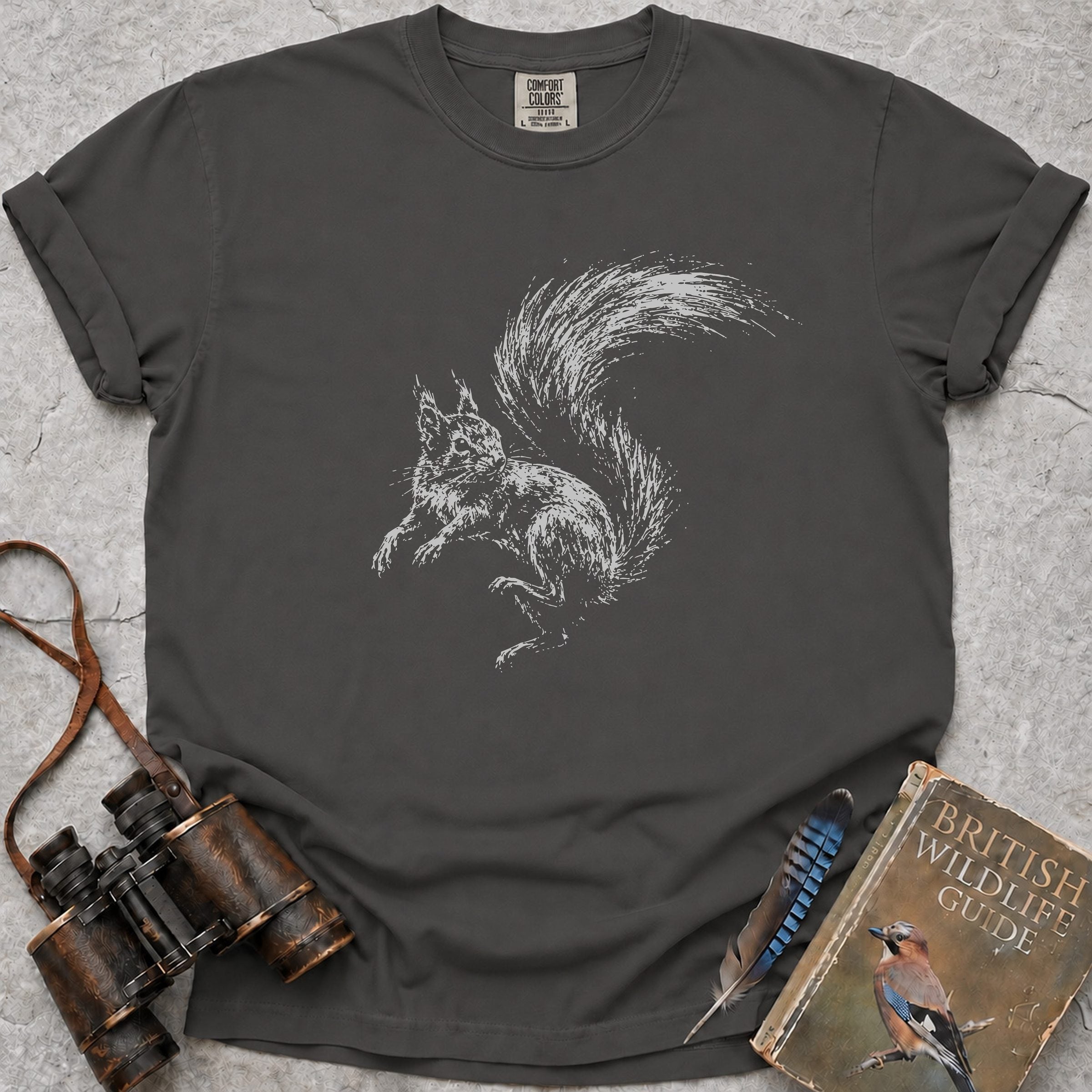 Surprised Squirrel T-Shirt — pepper