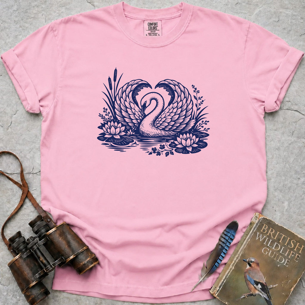 Swan Heart T-Shirt — blossom
