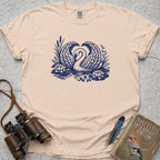 Swan Heart T-Shirt — ivory