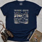Swanning Around T-Shirt — true navy