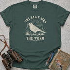 The Ealry Bird T-Shirt — blue spruce