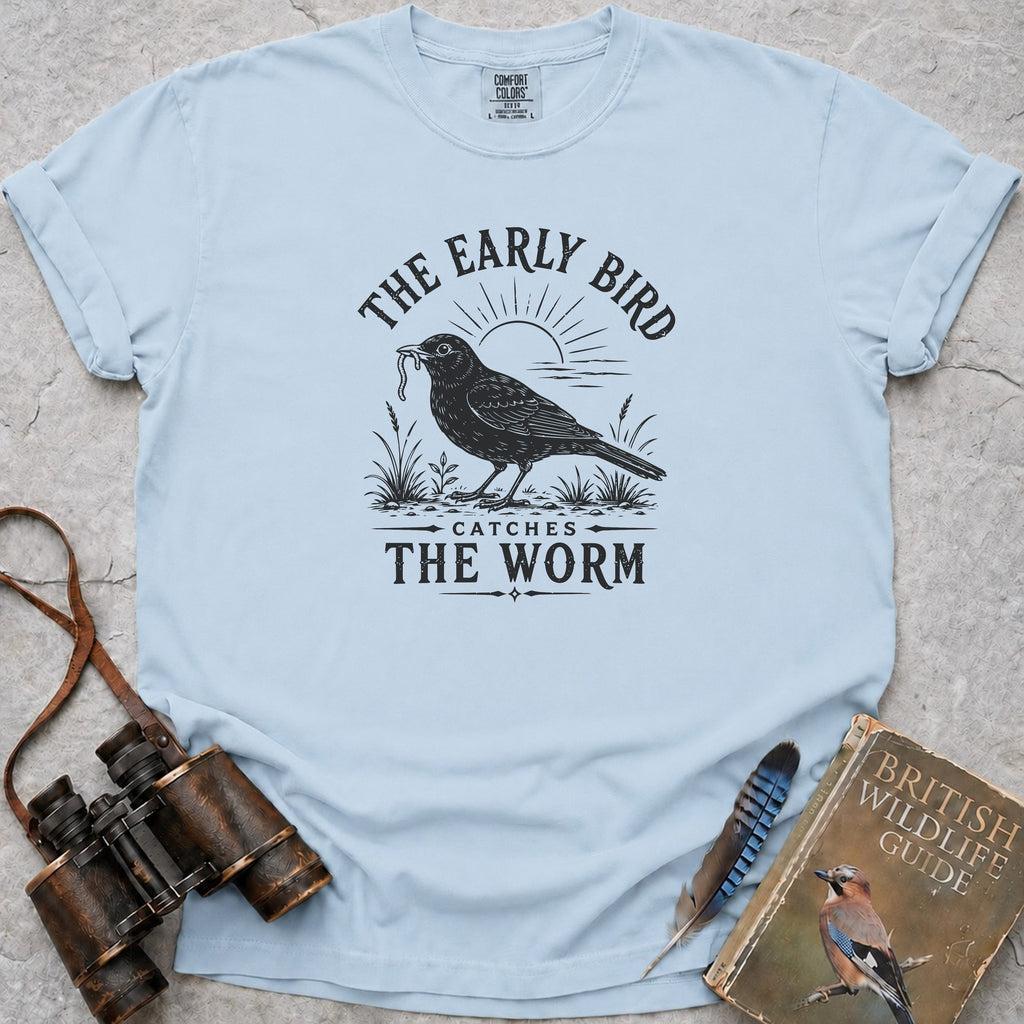 The Ealry Bird T-Shirt — chambray