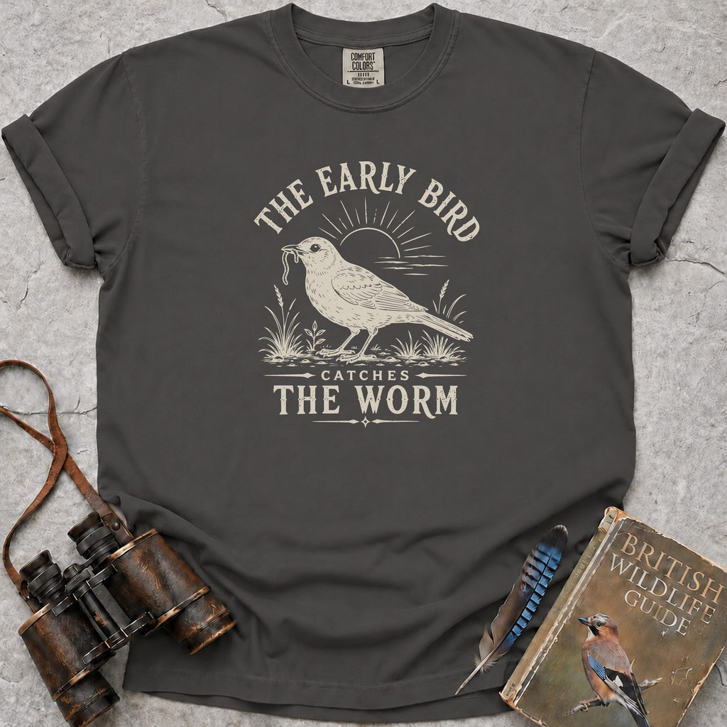 The Ealry Bird T-Shirt — pepper