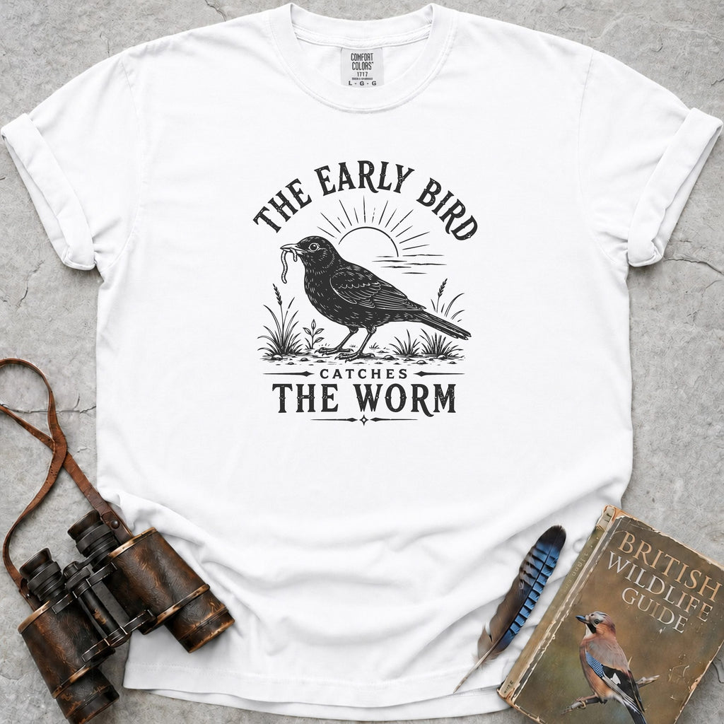 The Ealry Bird T-Shirt — white