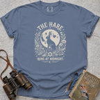 The Hare Runs At Midnight T-Shirt — blue jean