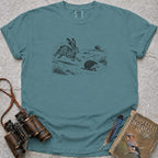 The Hedgehog And The Hare T-Shirt — seafoam