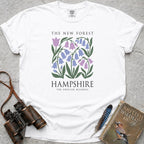 The New Forest, Hampshire T-Shirt — white