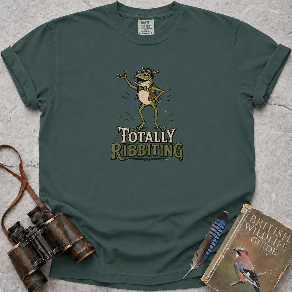 Totally Ribbiting T-Shirt — blue spruce