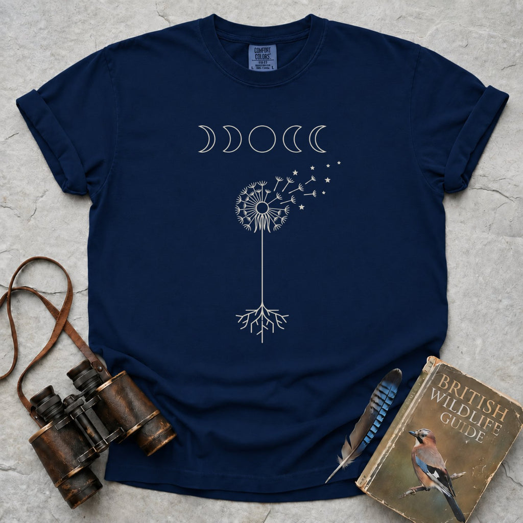 Dandelion Moon Phases T-Shirt