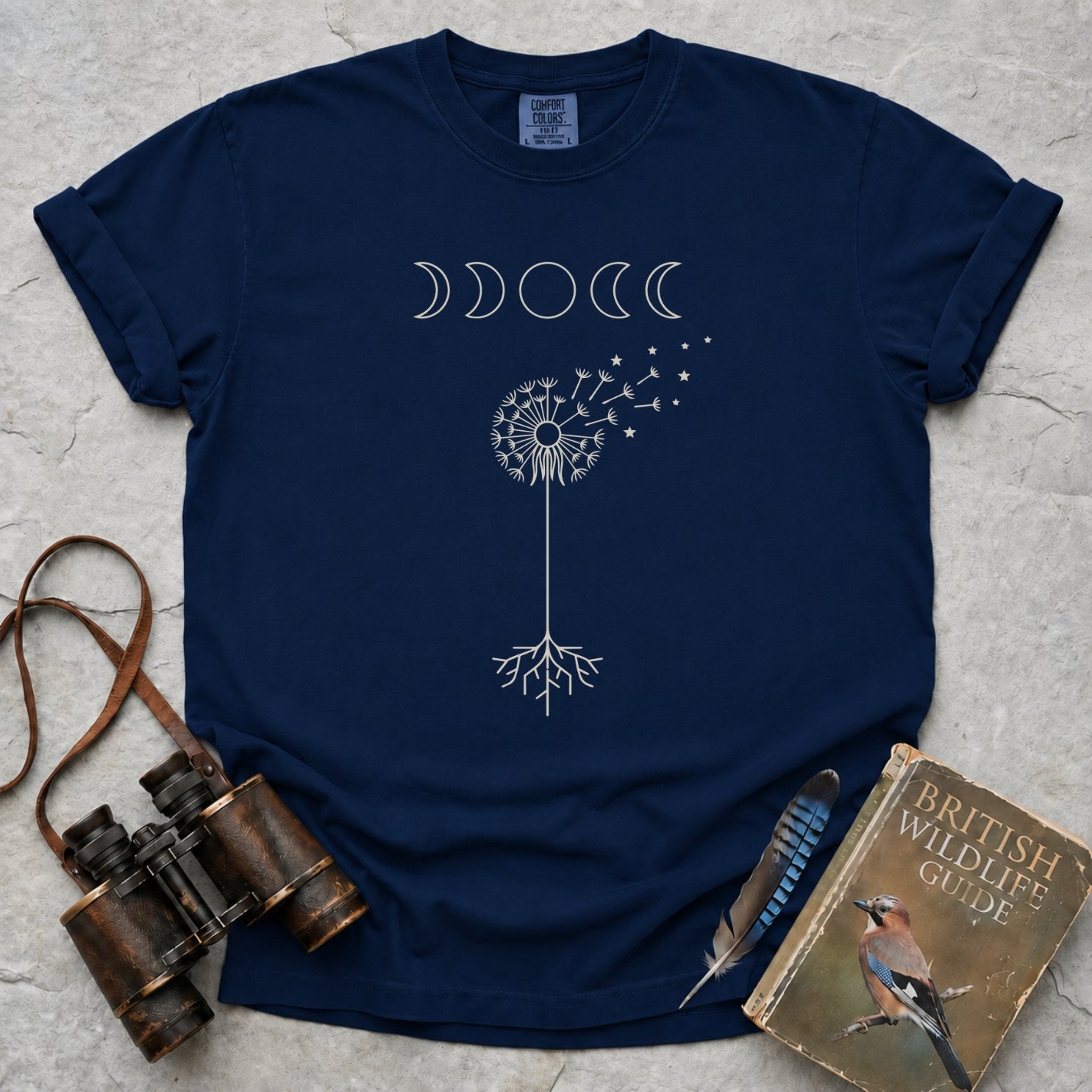 Dandelion Moon Phases T-Shirt