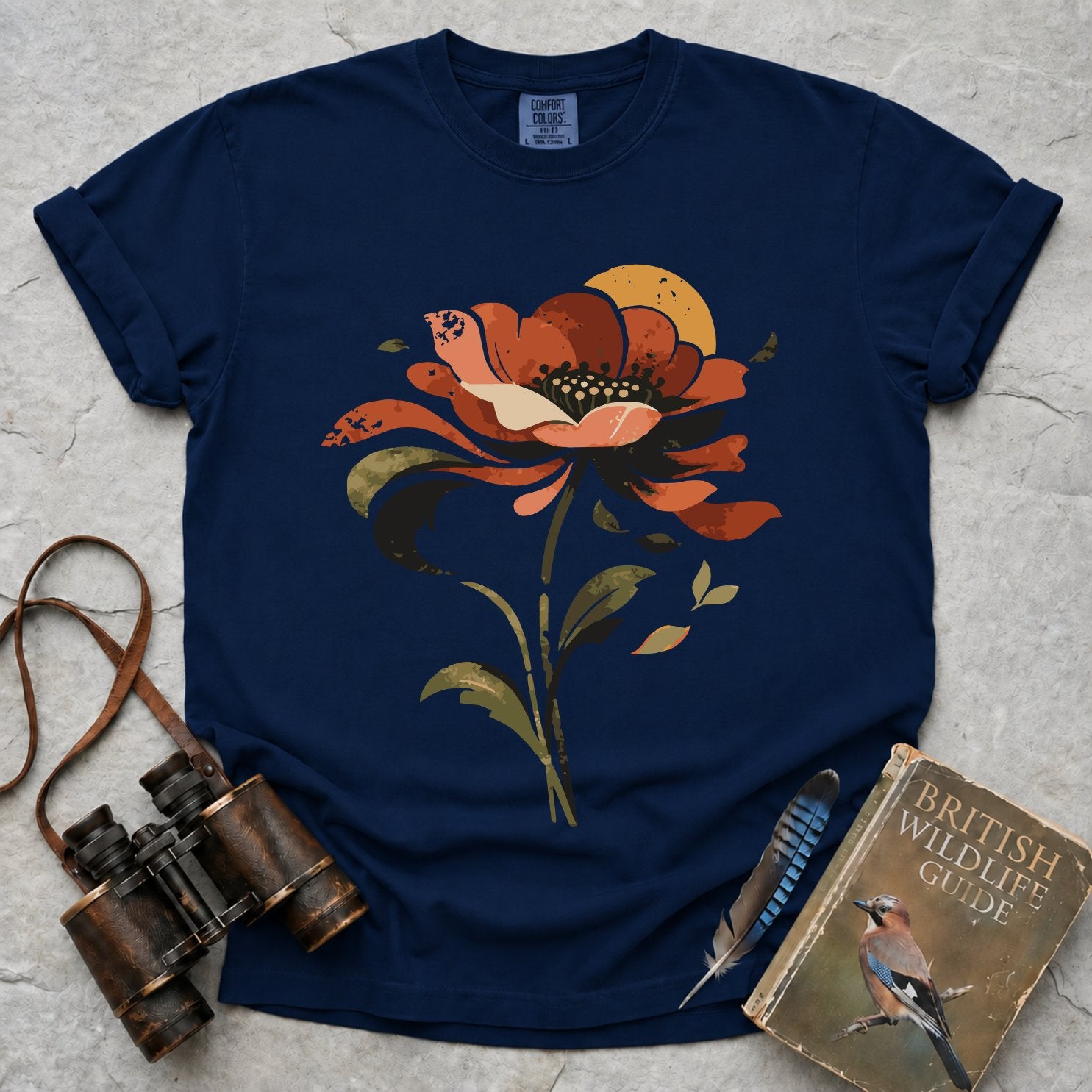 Retro Poppy Sun T-Shirt