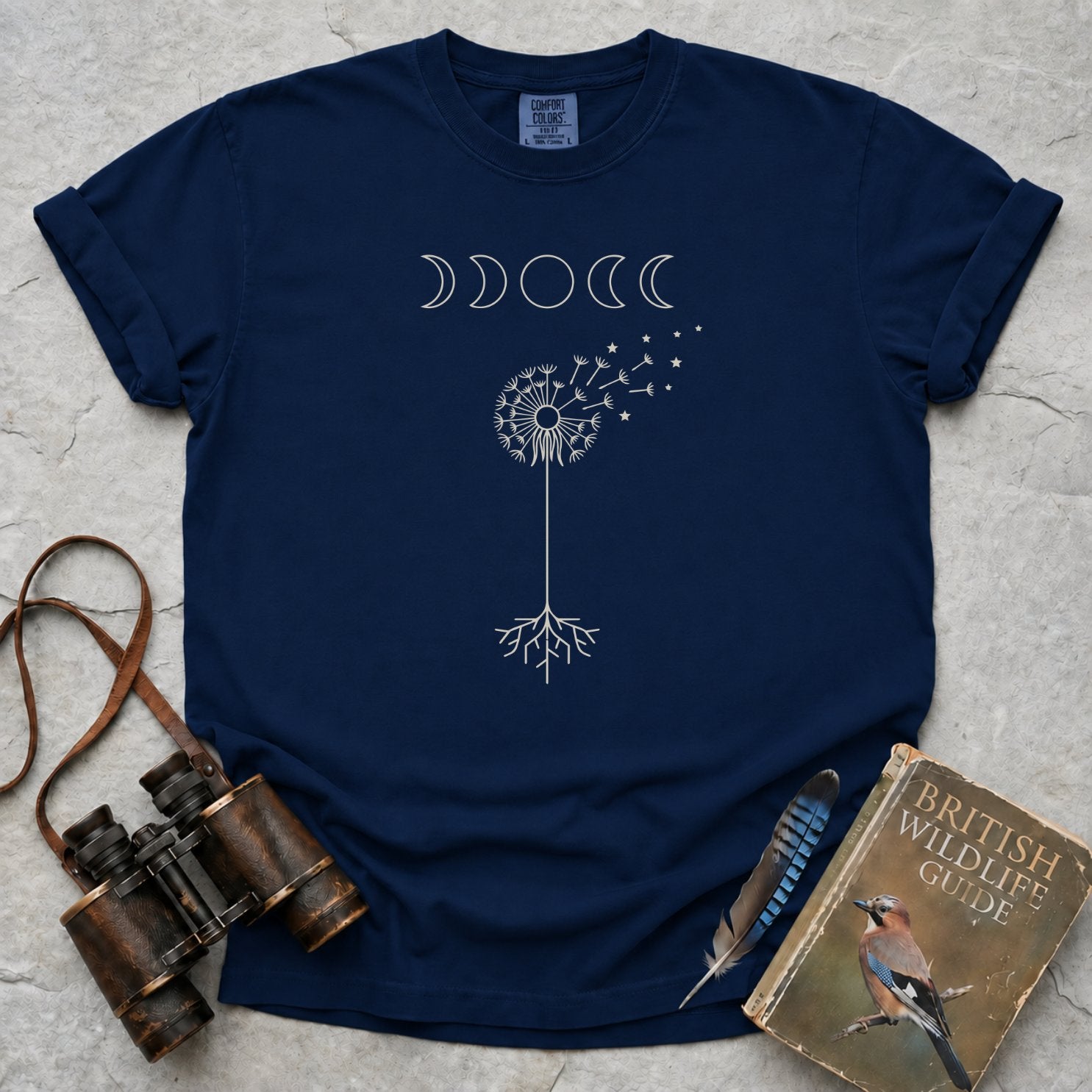 Dandelion Moon Phases T-Shirt