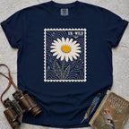 UK Wild Postage Stamp T-Shirt — true navy